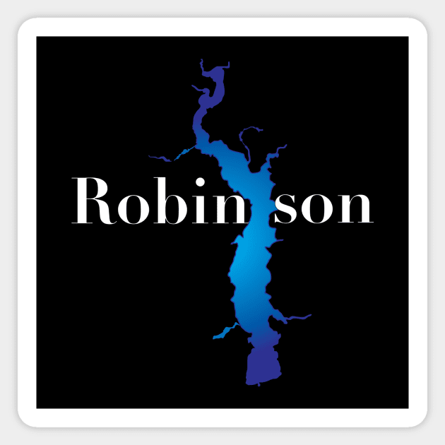 Lake Robinson, SC Sticker by ACGraphics